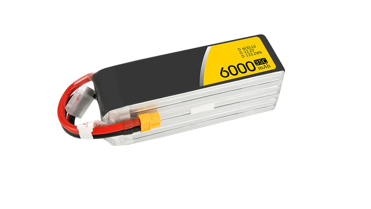 Battery, 6S 6000mah, Lithium Polymer (LiPo)